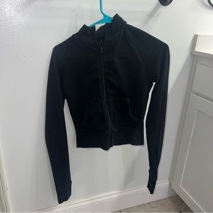 SKIMS Outdoor Track Jacket - Washed Onyx